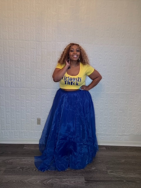 Don’t be a Tulle in Blue