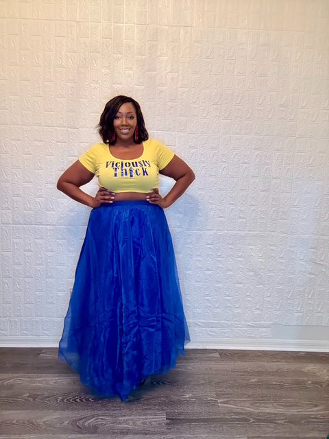 Don’t be a Tulle in Blue