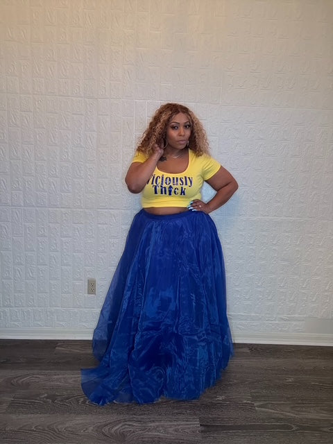 Don’t be a Tulle in Blue