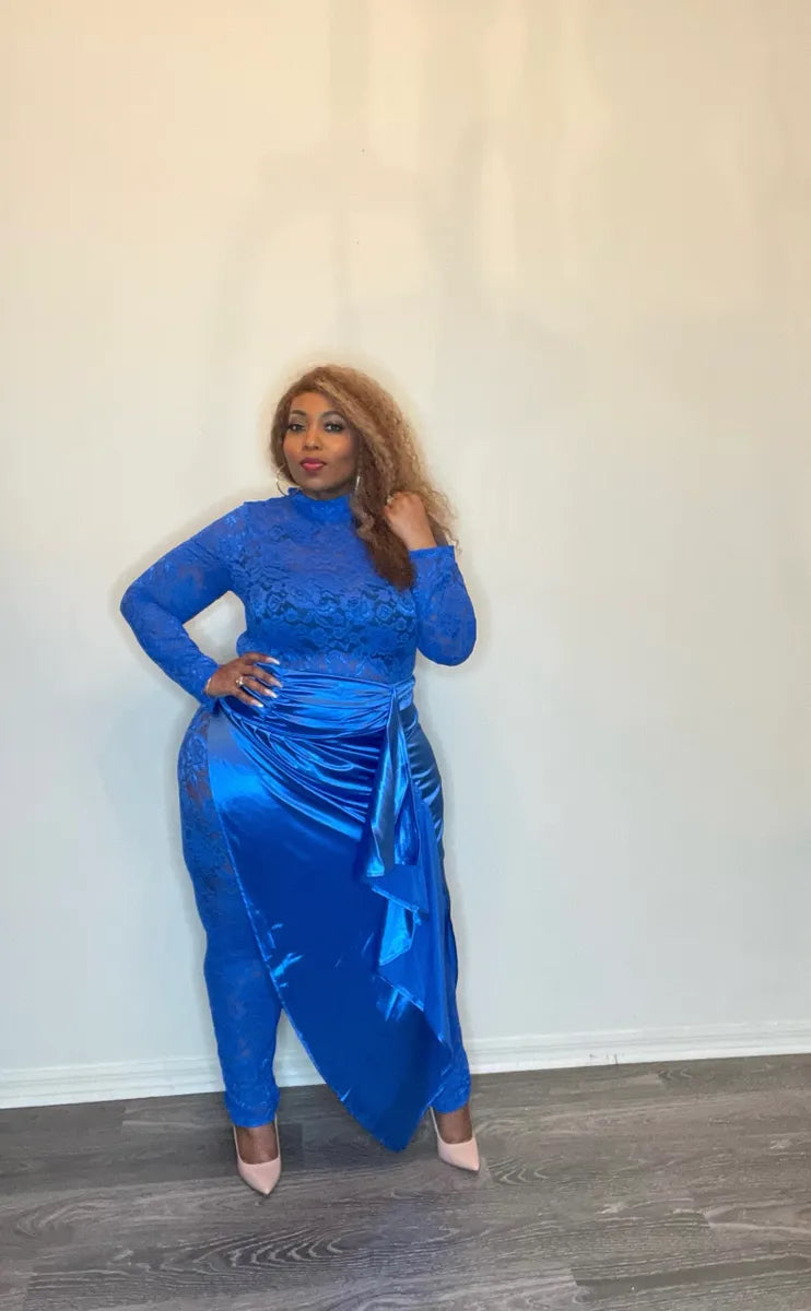 Blue Grown and Lacey