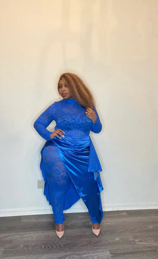 Blue Grown and Lacey
