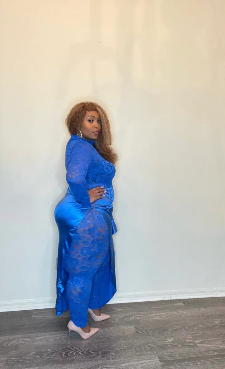 Blue Grown and Lacey